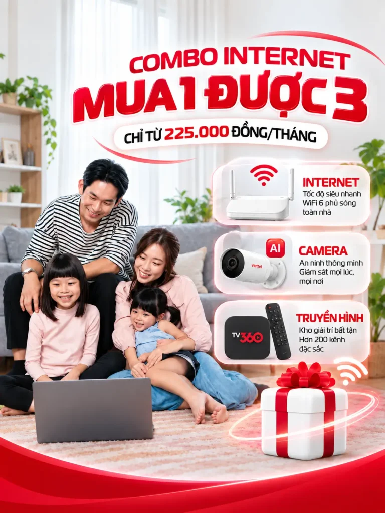 gia dinh su dung internet